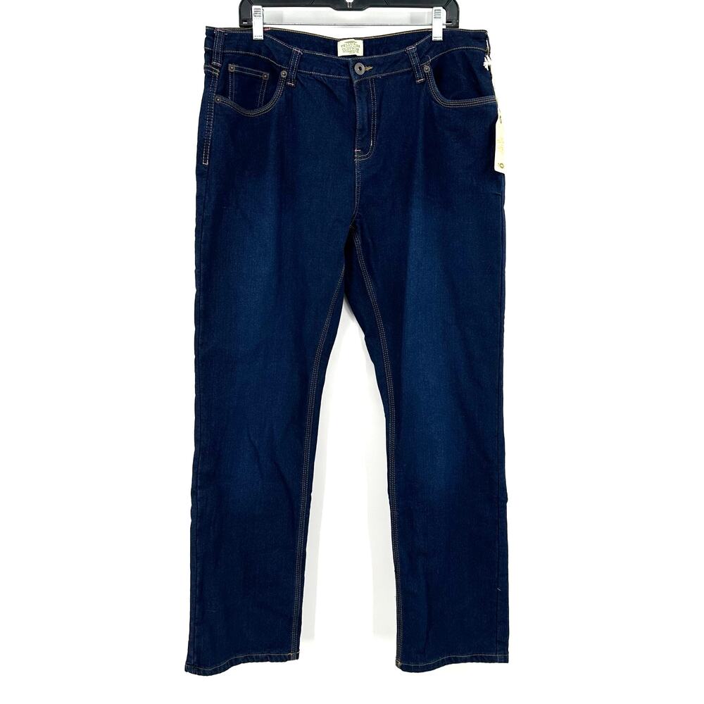 Telluride Clothing Co. Size‎ 14 Denim Blue Jeans Flannel Lined Bootcut NWT
